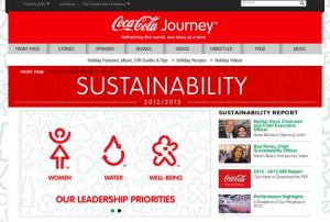 【アメリカ】The Coca-Cola Companyの年次レポートと2012年の活動成果