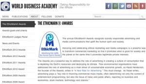 【アメリカ】2013 EthicMark Awardsが発表、大賞はペルーの工科大とフィリップス社