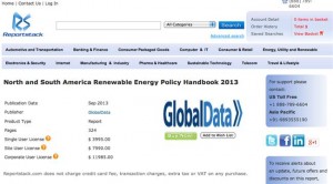 【アメリカ】GlobalDataが南北アメリカの再生可能エネルギーハンドブック発表