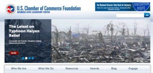 【アメリカ】全米商工会議所基金、フィリピンの台風「ハイエン」の救助活動に4200万ドルを寄付