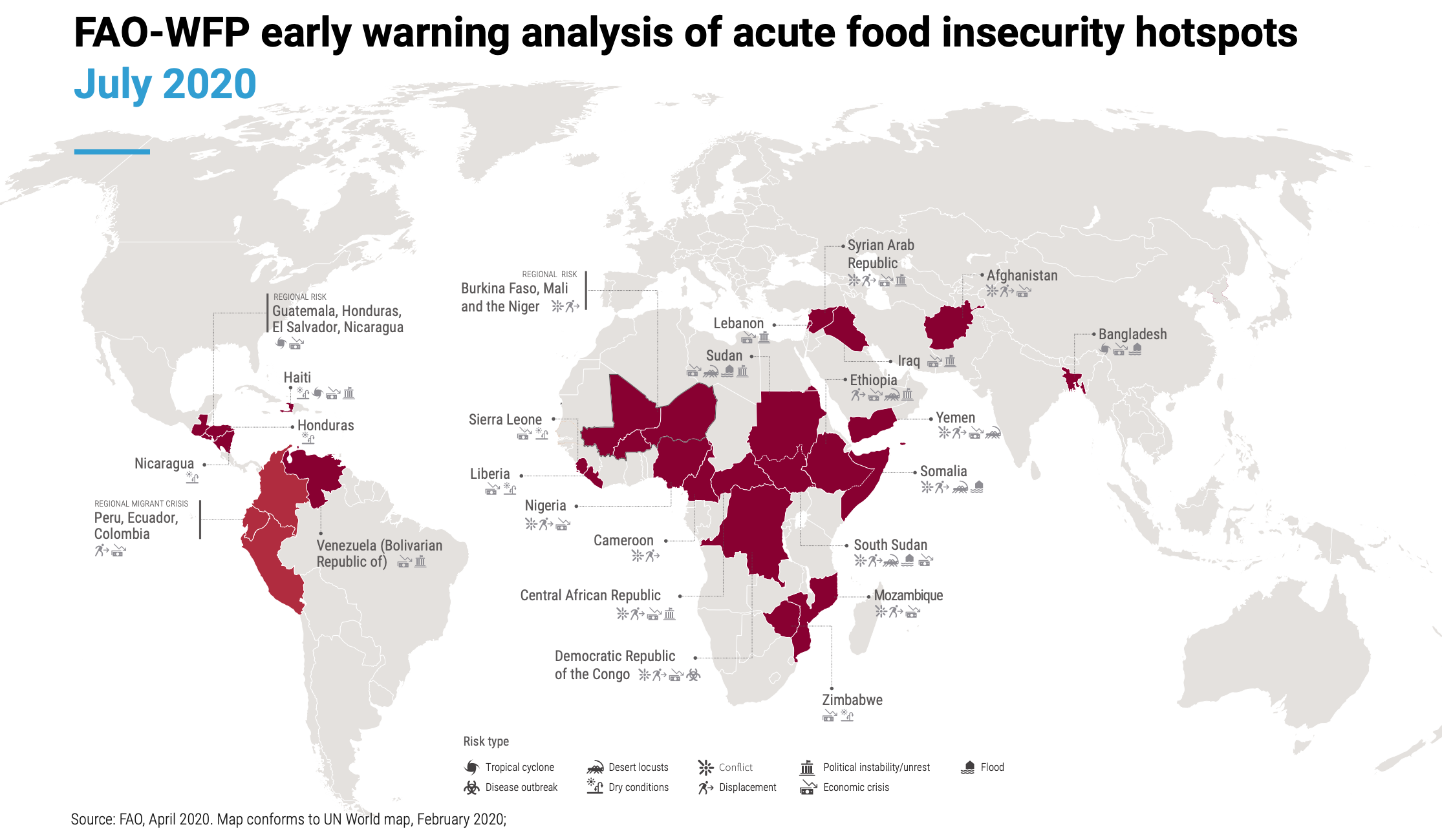 【国際】FAOとWFP、新型コロナで27カ国で深刻な食糧危機リスク。食糧生産低下による悪循環阻止必要 2