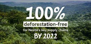 【国際】ネスレ、2022年パーム油、大豆、肉、砂糖、紙・パルプで森林破壊ゼロ標榜。2025年までにコーヒーやカカオも