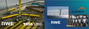 【国際】RWE、グリーン水素活用でタタ・スチールとアルセロール・ミタルと協働。産業転換
