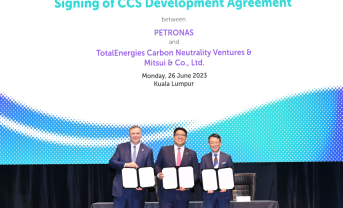 【マレーシア】トタルエナジーズ、ペトロナス、三井物産、CCS共同開発に合意。マレー海盆