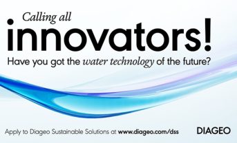 【イギリス】ディアジオ、水分野でのオープンイノベーションプログラム開始。参画企業募集