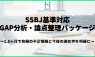 【コンサルティング】SSBJ基準対応 GAP分析・論点整理パッケージ