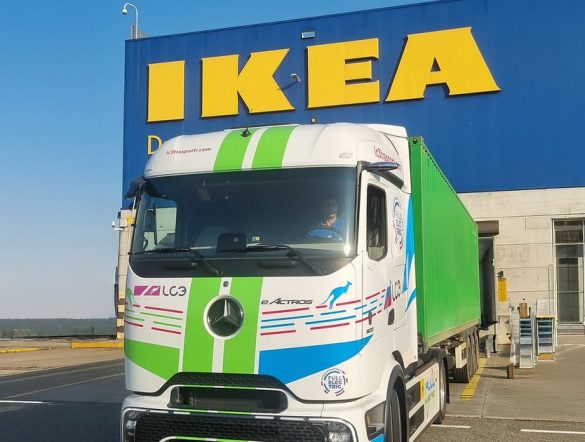 【イタリア】イケア、イタリア初のEVトラック陸上輸送プロジェクトへ。EVトラック10台以上導入