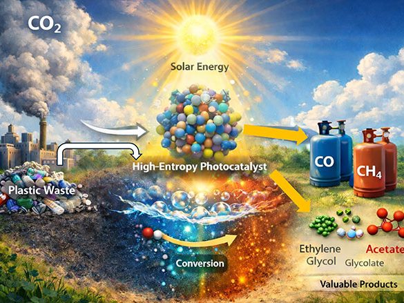 【日本】九州大、新たな光触媒開発。世界初CO2と廃PET同時資源化、犠牲剤不要