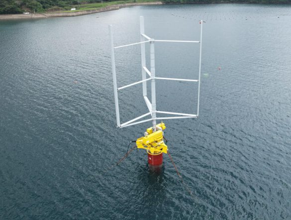【日本】アルバトロス・テクノロジーら、浮遊軸型風車の洋上風力発電実証開始。壱岐市