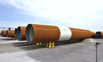 【日本】JFEエンジ、国内初の洋上風力モノパイル製造。秋田県の発電所で使用