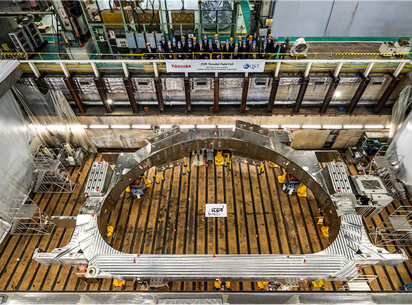 【日本】量子科学技術研究開発機構と東芝、ITERのTFコイル通電資源に初成功