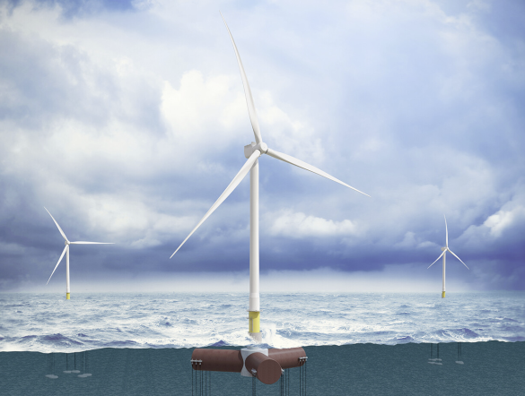 【日本】大林組、浮体式洋上風力発電の技術開発加速。国プロで実海域での1MW級実証へ